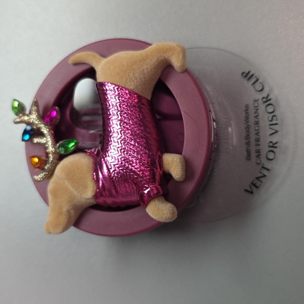 🎅 Bath & Body Works Dachshund Car Vent/Visor Clip